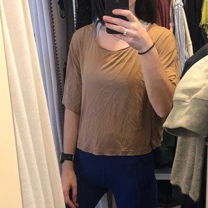 Silence and Noise tan t shirt